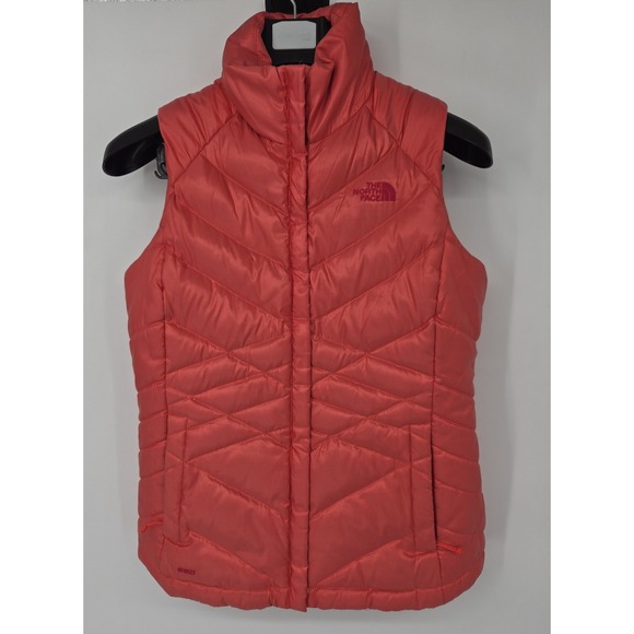 The North Face Jackets & Blazers - The North Face Aconcagua Vest Womens Medium Coral 550 Fill Down Puffer  Full Zip